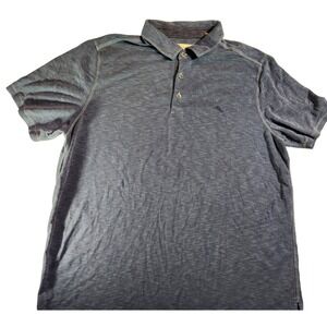 Tommy Bahama XXL Mens Blue Polo‎ Shirt Short Sleeve Casual
